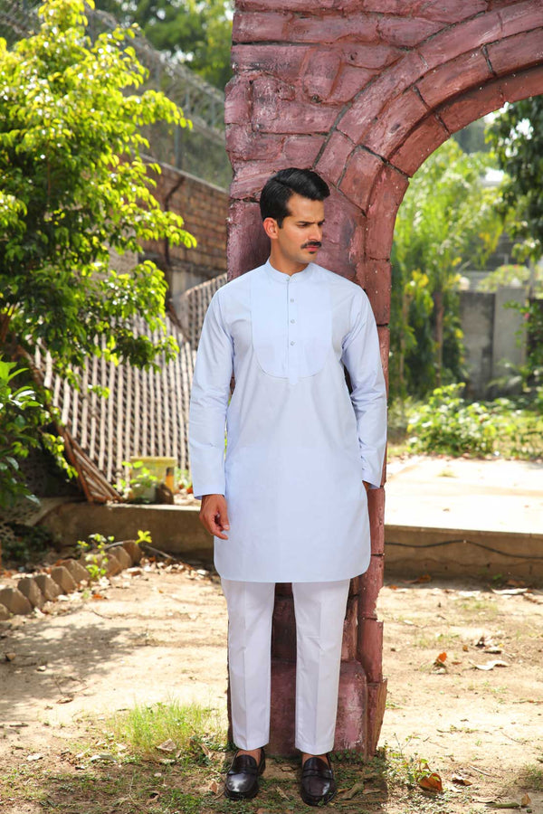 POWDER BLUE KURTA TROUSER